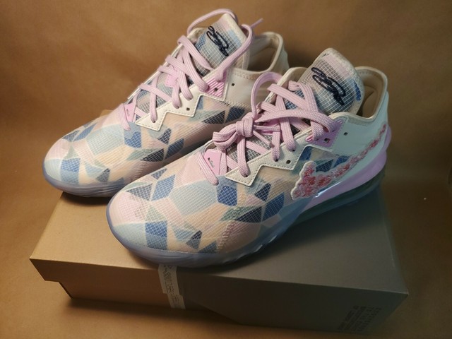 Size 9.5 - Nike LeBron 18 Low x Atmos Cherry Blossom 2021 for sale online | eBay