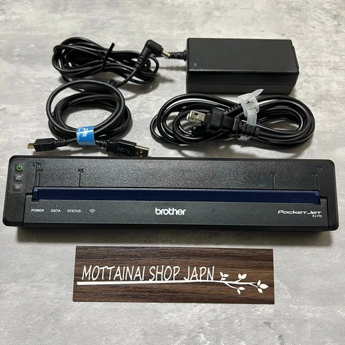 Brother PocketJet PJ-773 A4 Mobile Wi-Fi Thermal Printer Tested Good!【1day Ship】