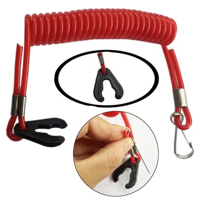 Außenbordmotor Tether Cord Lanyard Shalter Switch Schlüsselsatz für Johnson, Außenbordmotor Tether Cord Lanyard Shalter Switch Schlüsselsatz für Johnson,