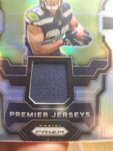 2023 Panini Prizm Zach Charbonnet Silver Prizm Premier Rookie Jersey RC #PJ-ZC - Bild 4 von 5