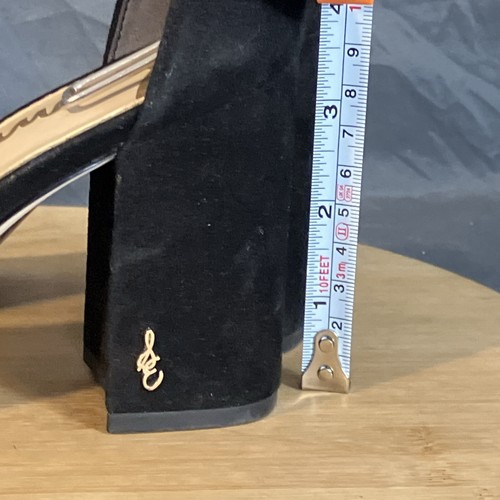 Sam Edelman Daniella Women's 7M/37 Black Suede Block Heeled Sandal Shoes - Bild 6 von 11