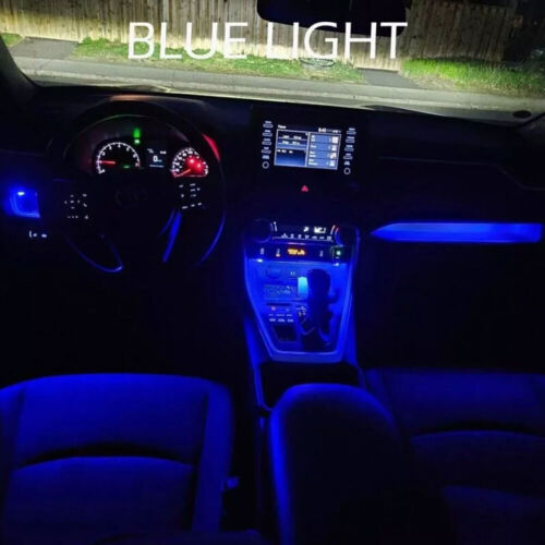 Kit de luces ambientales LED 3EN1 azul para panel de instrumentos de automóvil para Toyota RAV4 2019-2024 - Imagen 10 de 11