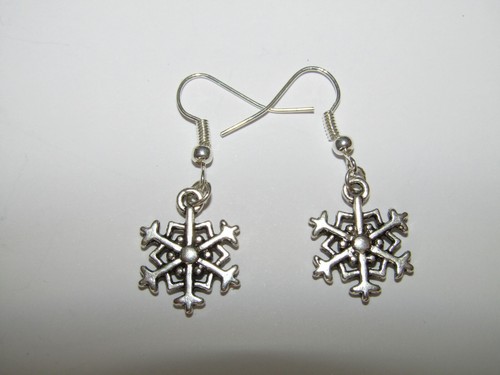 Nature dangle earrings Sun Moon Stars Rainbow Mother Earth TreeofLife Snowflakes - Picture 40 of 46