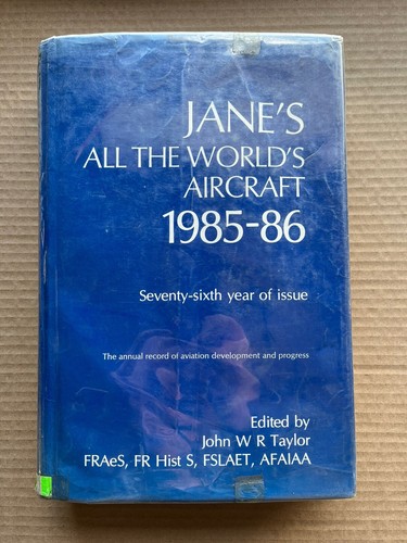Jane's All the Worlds Aircraft 1985-86 Seventy-sixth Year of Issue - Picture 1 of 12