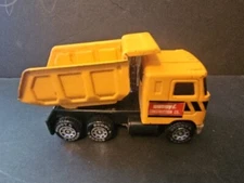 Vintage 1980 Pressed Steel Buddy L Construction Co. 6" Yellow Mack Dump Truck   