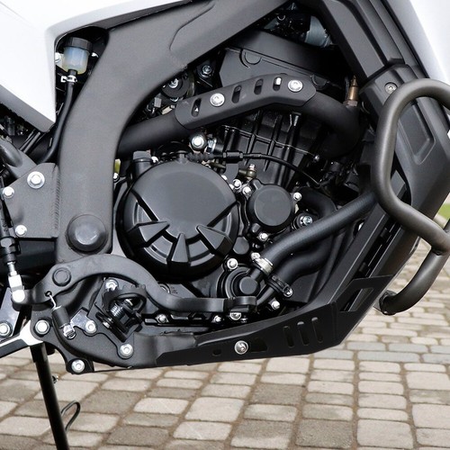 Protector protector de cubierta de placa de deslizamiento del motor para Loncin VOGE 300 Rally 300 GY negro - Imagen 10 de 14