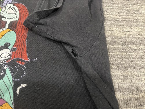 Hot Topic Nightmare Before Christmas Shirt Black Womens Disney Size L Halloween - Bild 4 von 7