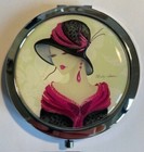 Amelia Double Compact Mirror by Simply Elegant