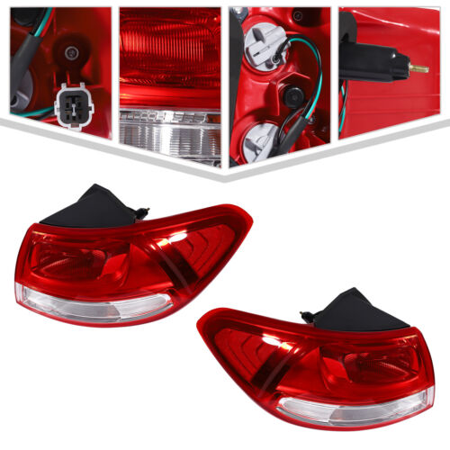 Pair Outer Tail Light LH+RH Halogen Tail Light For 2016 2017 2018 KIA Sorento - Foto 13 di 15