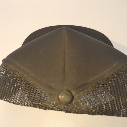 Cappello berretto camionista pneumatico solido industriale meridionale vintage maglia snapback nero - Foto 4 di 11