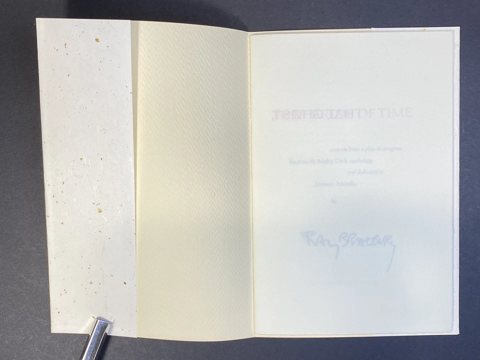 Ray Bradbury SIGNED That Ghost That Bride of Time Subscriber Issue Roy A Squires Foto 4 de 4