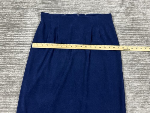 Briggs New York Skirt Womens 12 Blue Maxi Long Polyester Blend - Picture 5 of 12
