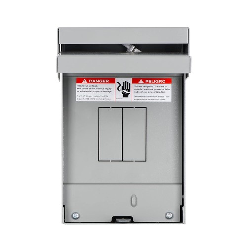 60 Amp, 3 Draht, Solid Neutral, 2 Räume und 4 Stromkreise Outdoor Leitungsschutztrennung... - Bild 4 von 5