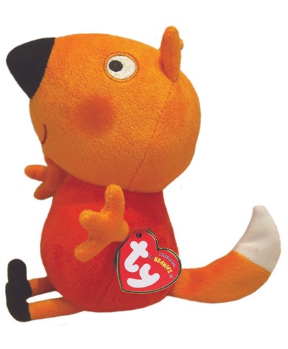 1 X ORIGINAL TY BEANIE BABIES PEPPA PIG OR FRIENDS SOFT TOY PLUSH 6" - Picture 10 of 15