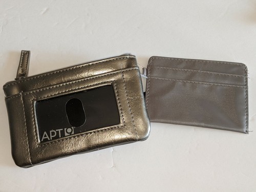 Damen Kohls Geldbörse mit Münzreißverschluss, Zinn - Bild 4 von 5