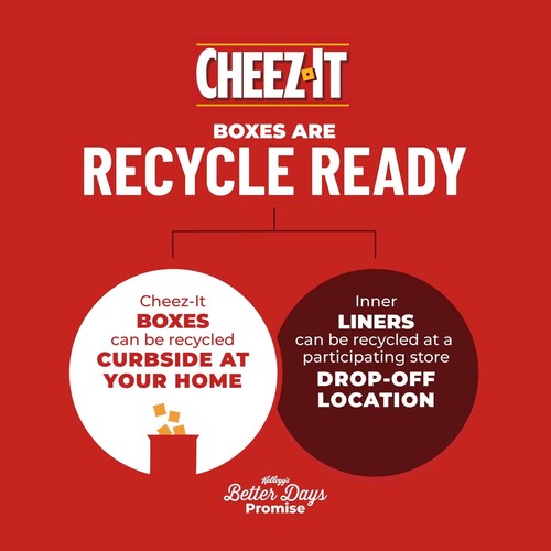 (3 pack) Cheez-It DUOZ Bacon and Cheddar Crackers, Baked Snack Crackers, 12.4 oz - Picture 7 of 12