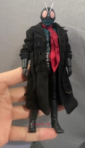 Wildleder-Trenchcoat Windbreaker Kleidung schwarz zum Selbermachen 6 Zoll Actionfigur im Maßstab 1/12 - Bild 1 von 13