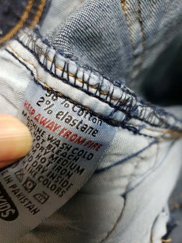 A2Z4 KIDS Girls Ripped Jeggings Jeans Size (13) - Picture 10 of 10