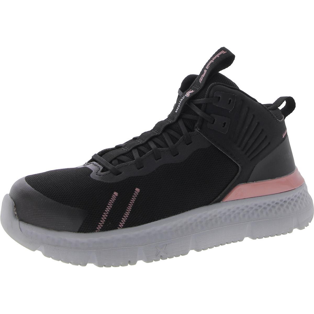 Timberland Womens Serta Mid Black Work & Safety Boots 9.5 Medium (B,M) BHFO 3747