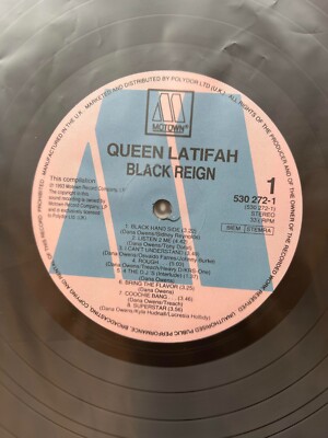 Queen Latifah / Black Reign 1993 EU ORIGINAL LP Vinyl Motown