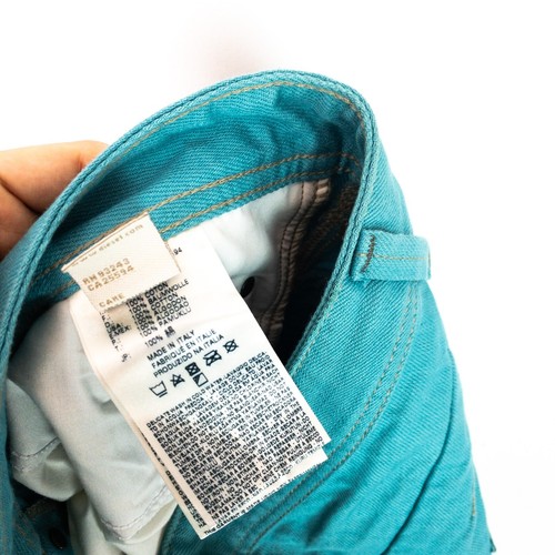 Diesel Darron Turqouise Teal Blue Denim Jeans - W32 L32 - Picture 11 of 11