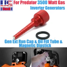 FOR PREDATOR 3500 WATT 3500W INVERTER GENERATOR MAGNETIC OIL DIPSTICK Red