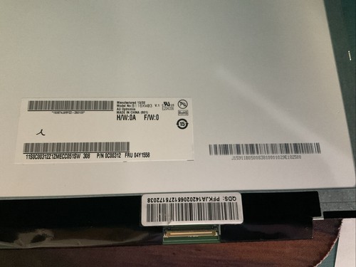 B116XW03 V.1 LAPTOP 11.6" LCD LED Display Replacement Screen 40 Pins - Picture 2 of 3