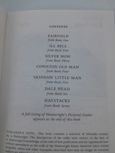 Seven Favourite Fellwalks. Eine WAINWRIGHT Auswahl. Bildheft 1996 - Bild 5 von 9