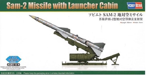 Hobby Boss 1/72 SAM-2 Missile with Launcher Cabin #82933 📌USA📌