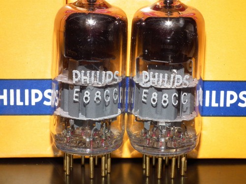 E88CC 6922 Philips Heerlen Holland 1969 Premium ECC88 6DJ8 NOS NIB Matched Pair - Picture 1 of 19