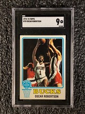 1973 Topps Basketball #70 Oscar Robertson SGC 9