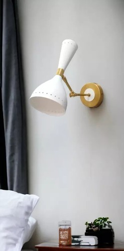 Adjustable Wall Lamp Sconce 1950s Mid-Century modern Light Italian wall Sconce - Picture 6 of 8