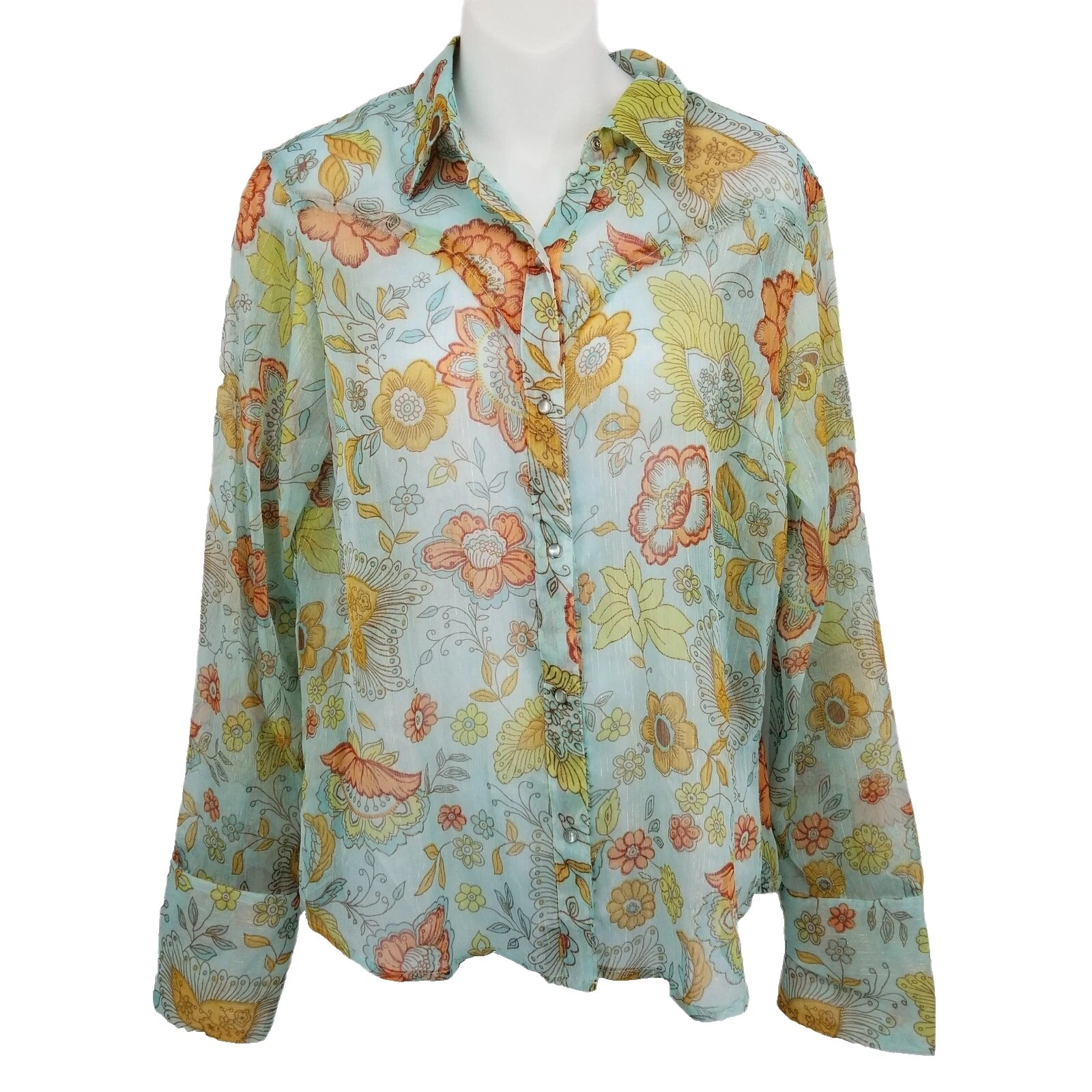 Tops floral Poliéster Roper para Mujeres