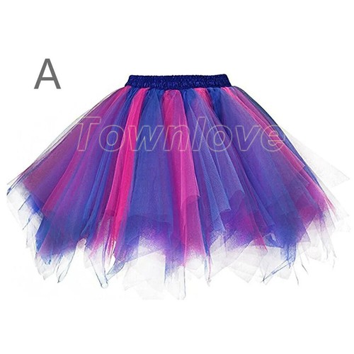 Midi Tulle Skirt Pleated Dance Tutu Skirts Womens Tulle Puffy Skirts Adult - Picture 14 of 35