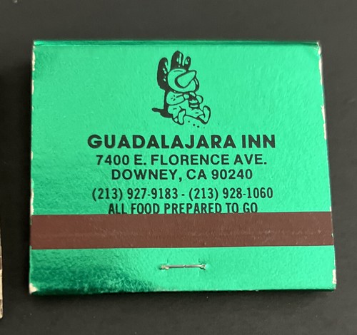 DOWNEY Restaurants and Inn Matchbooks LOT OF 4 - Picture 9 of 9