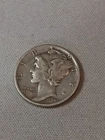 1941- D  Mercury Silver Dime, -F/XF  Condion