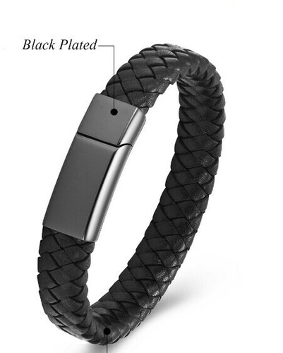 BRACCIALE UOMO CREMAZIONE GIOIELLI URNA CENERE CIONDOLO RICORDO CHARM PELLE ANIMALE DOMESTICO - Foto 41 di 44