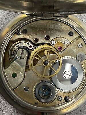 Tiffany & Co. Antique Sterling Silver Manual Wind 8-Day Travel Pocket Watch Tiffany & Co. Antique Sterling Silver Manual Wind 8-Day Travel Pocket Watch