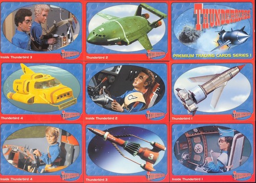 THUNDERBIRDS ANIMATED SERIES 1 2001 CARDS INC COMPLETE BASE CARD SET OF 72 AN - Picture 1 of 3