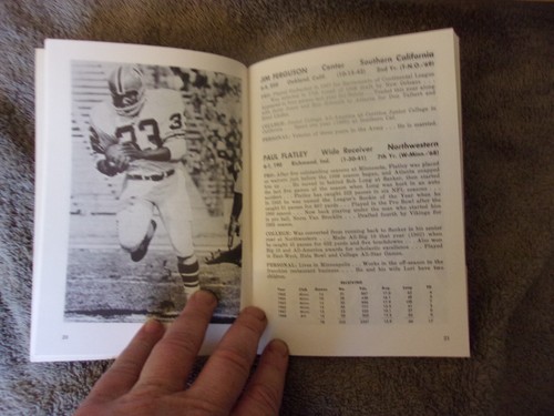 1969 ATLANTA FALCONS MEDIA GUIDE Yearbook NORM VAN BROCKLIN CLAUDE HUMPHREY NFL - Picture 10 of 19