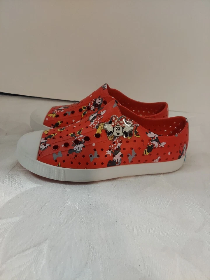 Zapatillas de agua Nativas Disney sin cordones con estampado de Minnie para hombre talla 9 para mujer talla 6 Foto 3 de 4