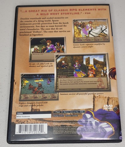 Wild Arms 3 PS2 PlayStation 2 CIB Complete - Imagen 2 de 5