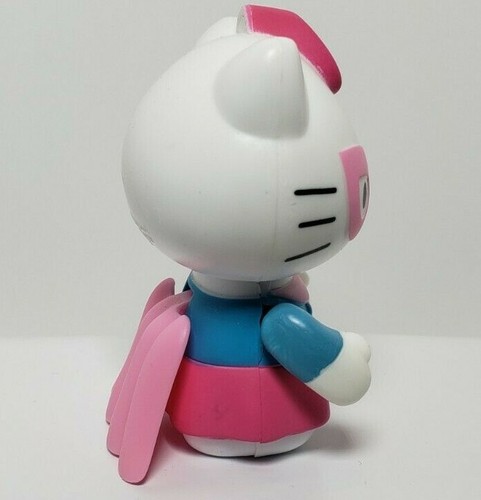 McDonalds 2019 Hello Kitty Superhero Costume Action Toy Bat Girl Pink Cape Mask - Foto 7 di 12