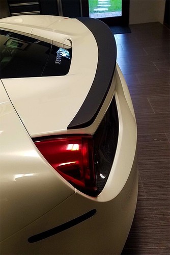 2015-19 Ferrari 488 GTB Tesoro CF Carbon Flush Mount Trunk Lip Spoiler MADE USA - Picture 11 of 12