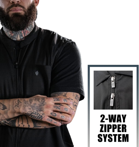Barber Strong Barber Vest, Men'S Hair Repellent, Lightweight & Breathable Mesh S - Picture 6 of 12