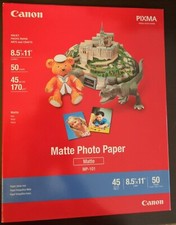 Canon Photo Paper Plus | Matte | 8.5" x 11" | MP-101 | 50 Sheets | 7981A004