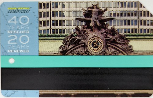 Grand Central 40 Anniversary - NYC MetroCard - expirée, état neuf - Photo 1/2