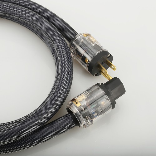 Cable de cable de alimentación de CA HIFI EE. UU./UE con cable de alimentación principal SCHUKO EE. UU. Power Audiophile - Imagen 6 de 12