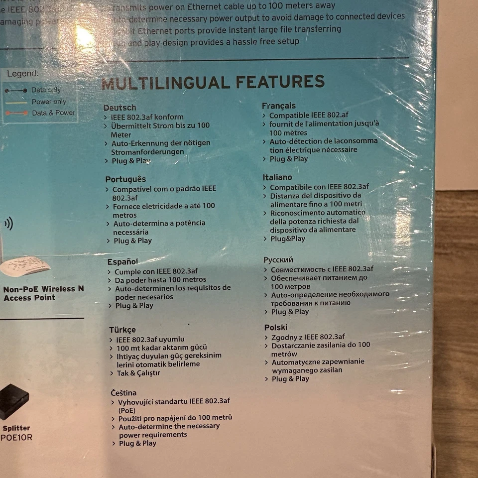 TP-LINK 802.3af Gigabit PoE Injector | Convert (Black) (TL-POE150S) - Image 4 of 4