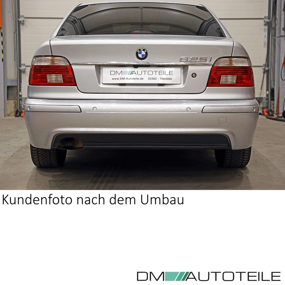 Heckdiffusor Schwarz Stoßstange 520-540i passend für BMW 5er E39 mit M-Paket+ABE - Bild 3 von 4